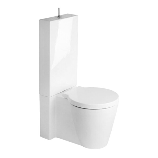 Starck 1: WC Pan Close Coupled, White