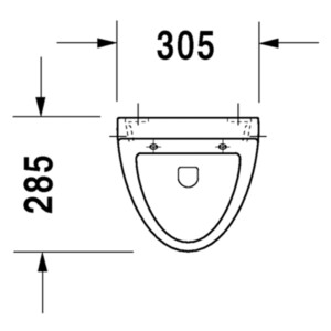 Duravit: Urinal: Fizz Concealed Inlet, White