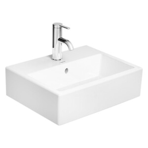 Vero Air: Handrinse Basin With Over Flow And 1 Tap Hole; 45cm, White