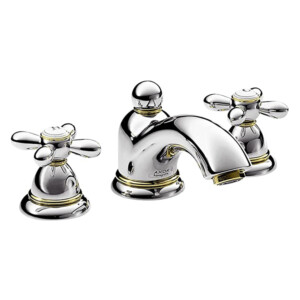 Axor Carlton: Basin Mixer: 3TH,Pop-Up,Chrome Plated