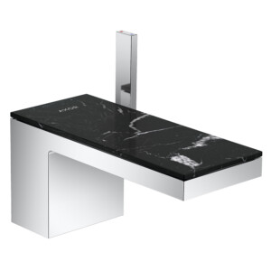 Axor MyEdition 200: Plate For Basin Mixer; Marble Nero Marquina