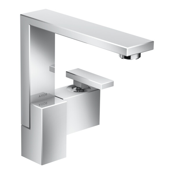 Axor Edge 190: Basin Mixer; Single Lever, Chrome Plated