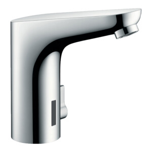 Focus: Electronic Basin Mixer With Temperature Control; Mains Operated