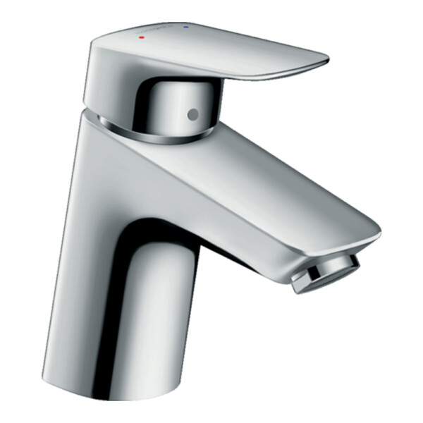 Logis 70: Basin Mixer: Single Lever, Push Waste, Chrome Plated