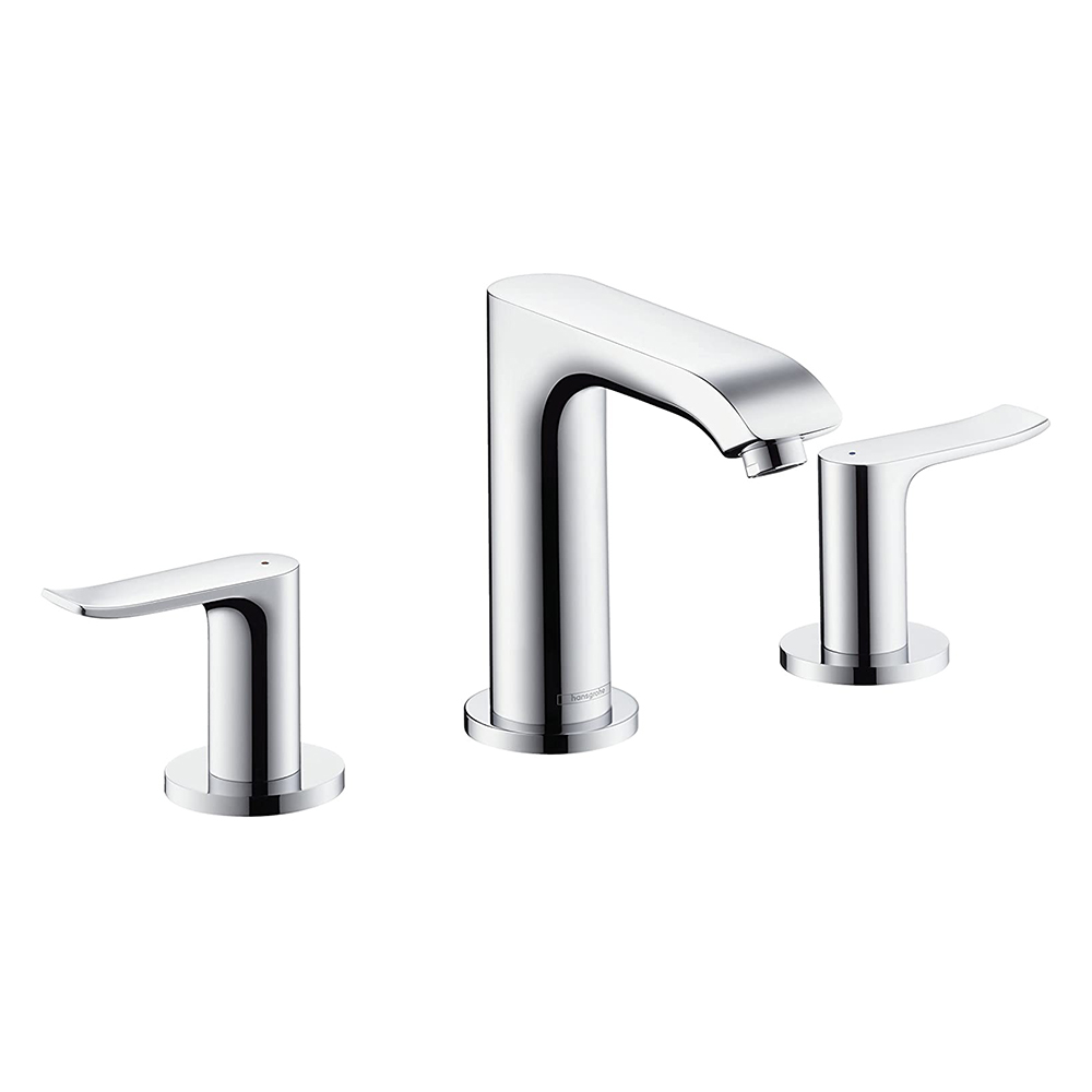 Metris: 3-Hole Basin Mixer: Chrome Plated