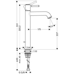 Talis Classic: Basin Mixer, Chrome Plated