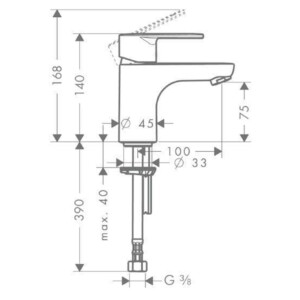 Talis E 2: Basin Mixer, Single Lever