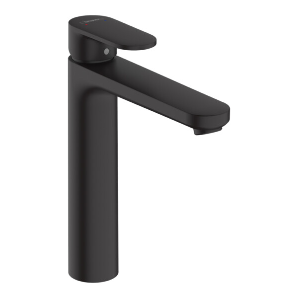 Vernis Blend 190: Single Lever Basin Mixer, Matt Black