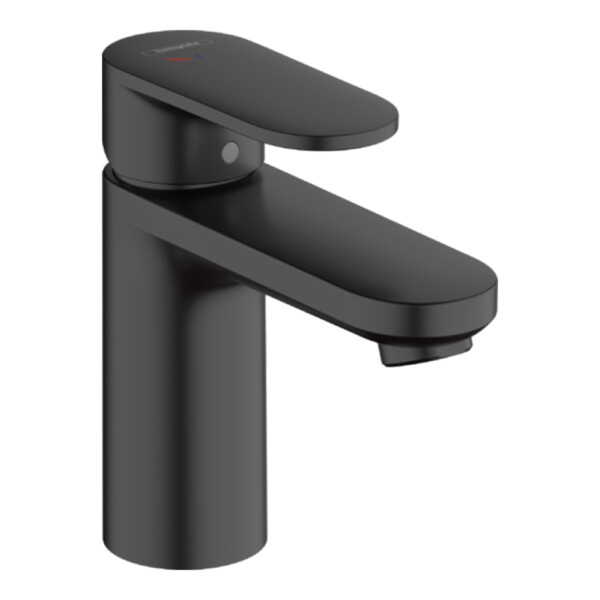 Vernis Blend CoolStart 100: Single Lever Basin Mixer Matt Black