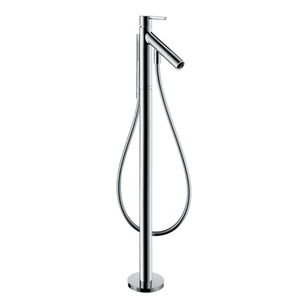 Axor Starck: Floor-Standing Bath Mixer; Lever Handle Chrome Plated