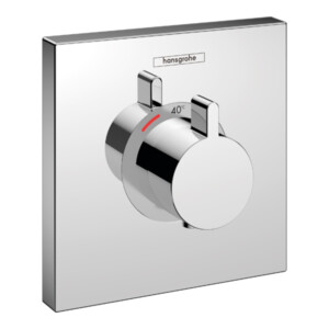 Shower Select: Finish Set For Concealed HighFlow Thermostatic Mixer Chrome Plated