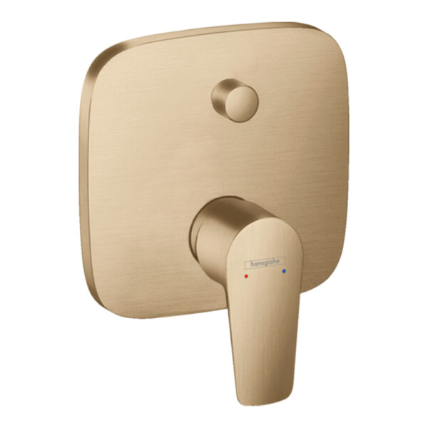 Talis E: 4-Way Finish Set For Concealed Bath Mixer, Brushed Bronze