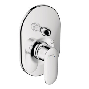 Vernis Blend: 4-Way Finish Set For Concealed Bath Mixer; Chrome Plated