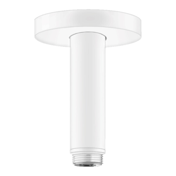 DN15 Ceiling Connector,10cm, Matt White