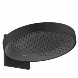 Rainfinity 360: Overhead Shower; 1-Jet, Wall Mounted: Matt Black