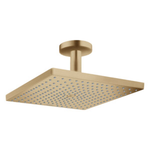 Raindance E 300: OverHead Shower: 1-Jet With Ceiling Connector; Brushed Bronze