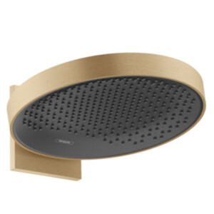 Rainfinity 360: Overhead Shower, Wall-Mounted; 1-Jet: Brushed Bronze