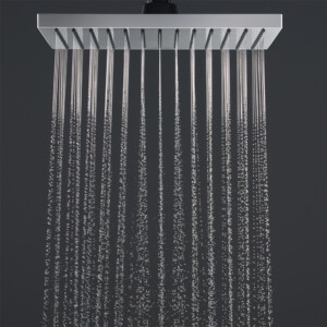 Vernis Shape 200: Overhead Shower; 1-Jet, Chrome Plated