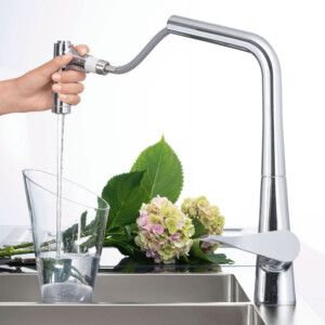 Metris Select: Sink Mixer; Single Lever, Reactable Spout
