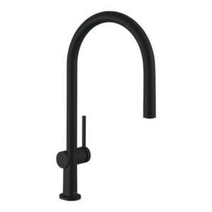 Talis 210 M54: Sink Mixer, Single Lever With Pull-Out Spout, 1-Jet; Matt Black