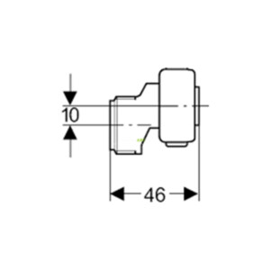 Eccentric Pipe Connector For Filling Valve