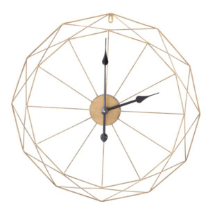 Jillito Wall clock 24.6'' ; (61.5x5.5x61.5)cm, Gold