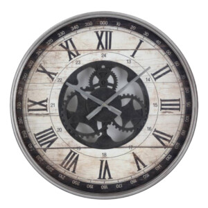 Remington WWall Clock 23.5" ; (60x6.5x60)cm, Brown