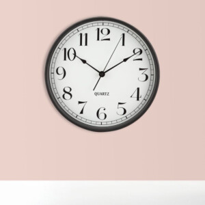 Madelin Quartz Wall Clock; (30x4.3x30)cm, White