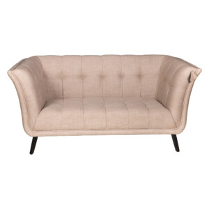 Fabric Sofa: 2-Seater(Love Seat); (167x92x78)cm, Oatmeal