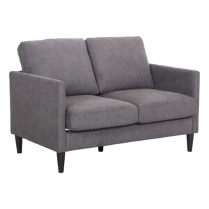 Fabric Sofa Set; 6-Seater (3+2+1), Dark Grey