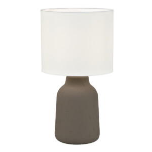 Domus: Ceramic Table Lamp; 40W, E14x1, Brown