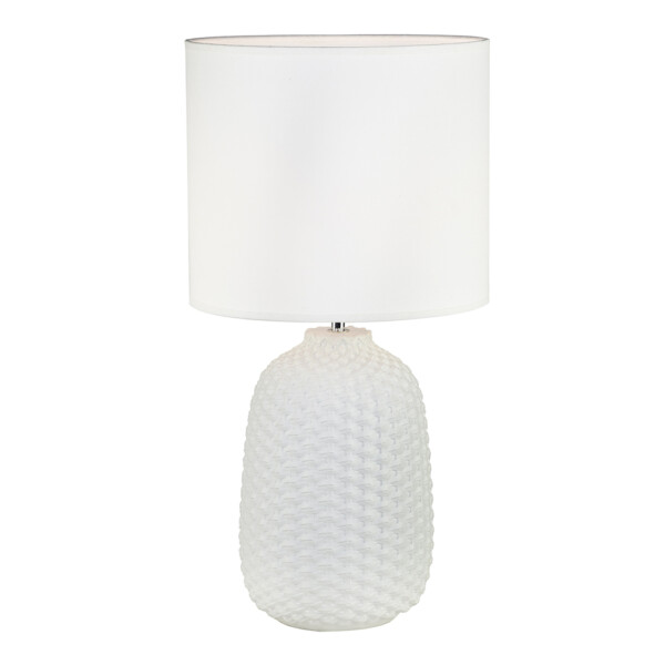Domus: Resin Table Lamp; 60W, E27x1, Off White