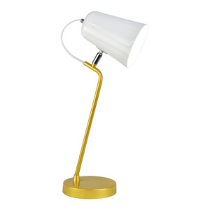 Domus: Metal Table Lamp; 40W, E27x1, White