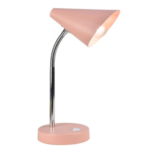 Domus: Metal Table Lamp; 25W, E14x1, Pink