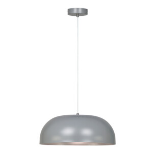 Domus: Metal Pendant Lamp; 40W, E27x1, Grey