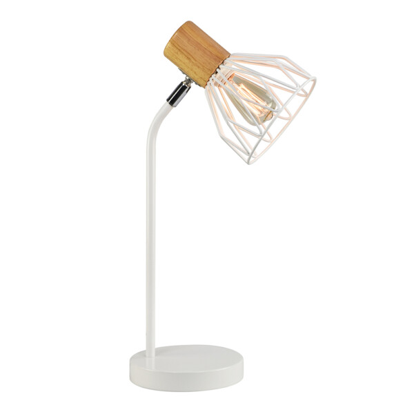 Domus: Metal Table Lamp; 25W, E14x1, White