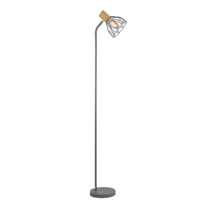 Domus: Metal Floor Lamp; 25W, E14x1, Grey