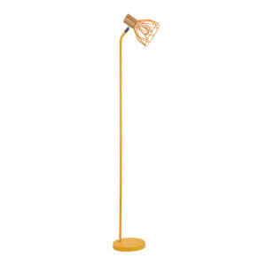 Domus: Metal Floor Lamp; 25W, E14x1, Yellow