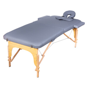 Massage Table; (185x80)cm, Grey