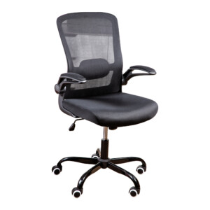 Middle Back Office Chair With Armrest; (64x65x95)cm  Mesh, Black