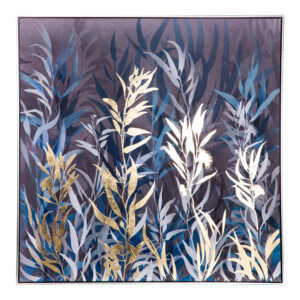 Plant Oil Painting With Frame: (100x100x2.2)cm