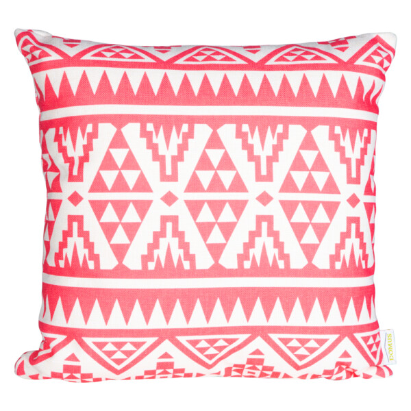 Domus: Geometric Print Outdoor Pillow; (45 x 45)cm