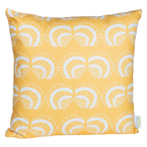 Domus: Outdoor Pillow; (45x45)cm, White/Yellow