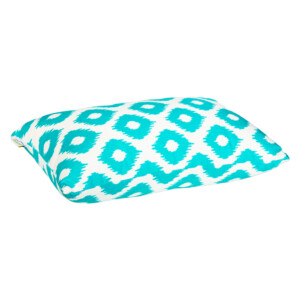 Domus: Outdoor Lumber Pillow; (30x50)cm, Blue/White