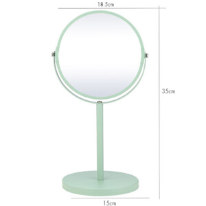 Brythe Round Table Standing Mirror; (18x15x35)cm, Light Green