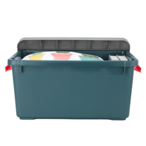 Trunkie Storage Box, 55Lts; 60x32x37cm, Blue/Grey