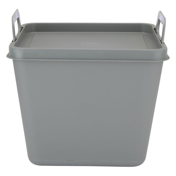 Aura Storage Box + Lid; (31x31x30)cm, Grey
