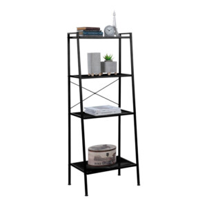 Kurt 4-Tier Storage Shelf; (59x35.4x147)cm, Black