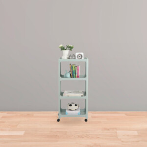 Mika 4-Tier Bath Trolley; (40.5x27x86.5)cm, Light Green