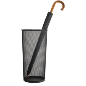Smart Umbrella Stand: (26x21x49.5)cm, Black